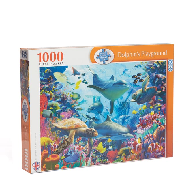1000 Piece Puzzle - Dolphin's Playground