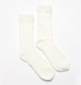 Originals Winter Ladies Chenille Socks - Cream