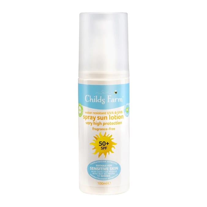 Childs Farm Sun Lotion Spray Sunscreen 100ml SPF50+ 