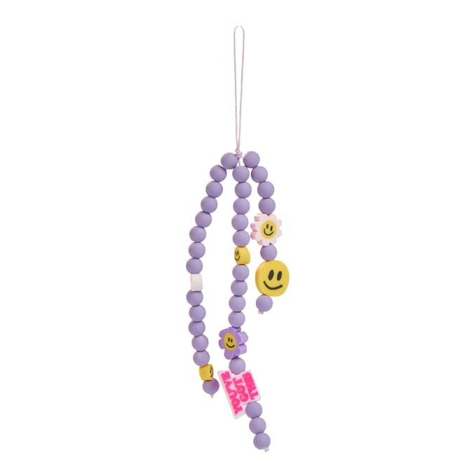 Hippie Chic Phone Charm - Smily