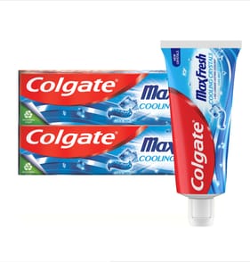 Colgate Max Fresh Toothpaste with Cooling Crystals 75ml Twin Pack