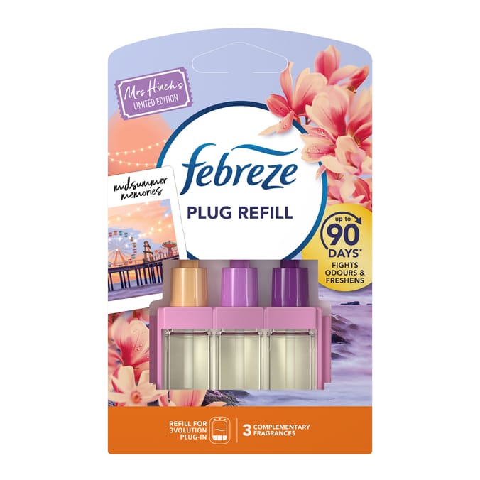 Febreze 3Volution Air Freshener Refill Mrs Hinch's Midsummer Memories 20ml