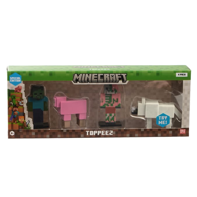 Minecraft Toppeez 4 Pack