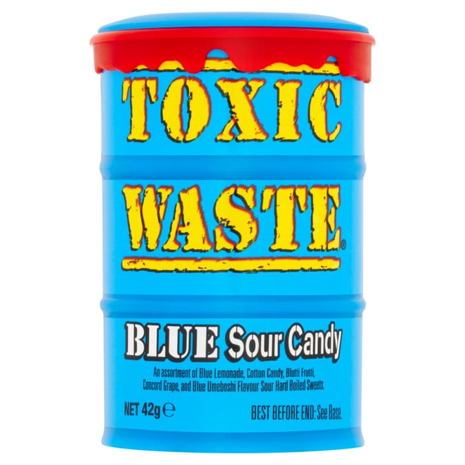 Toxic Waste Blue Sour Candy 42g