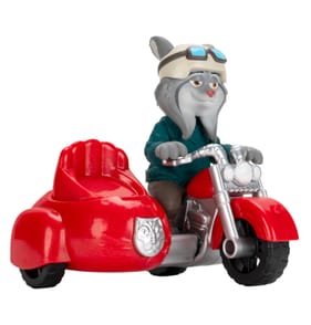 Disney Zootropolis 2 Vehicle & Figure - Pawbert Lynxley & Motorcycle with Gary De’Snake