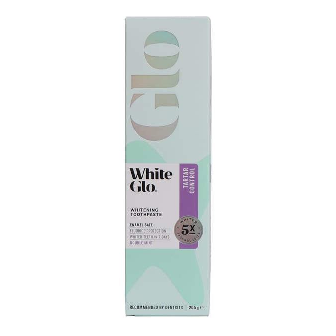 White Glo Whitening Toothpaste 205g - Tartar Control
