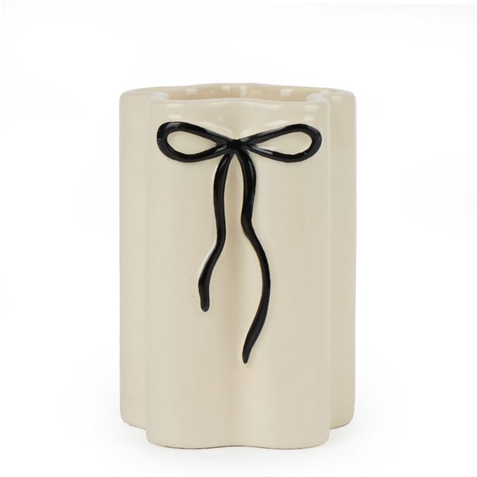 Bath Bow Bathroom Soap Dispenser, Tumbler & Tray