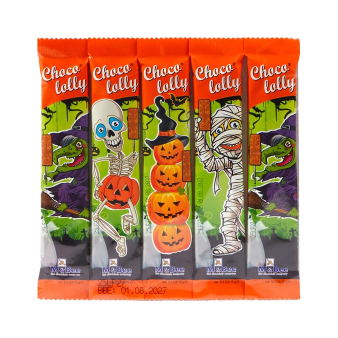 Halloween Choco Lolly 5 Pack