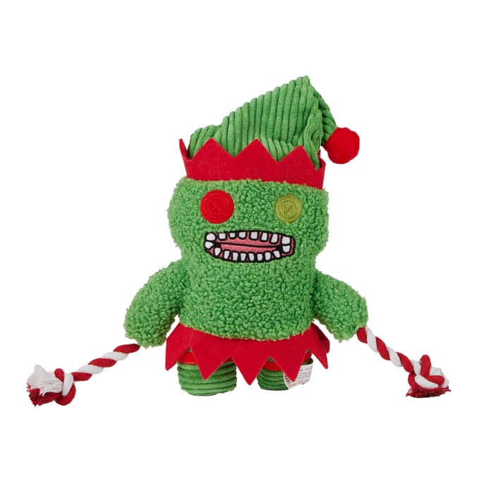 Fuggler Christmas Squeaky Dog Toy