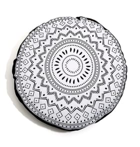 The Outdoor Living Collection Artist Studio Round Cushion - Black