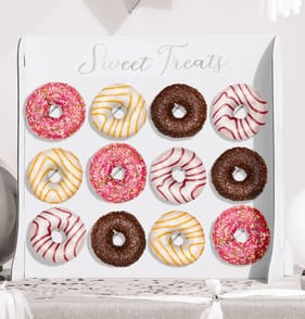 Let's Party Donut Treat Wall - Silver