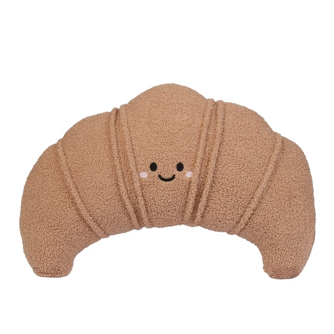 Breakfast Club Croissant Pretzel Cushion