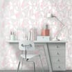 K2 Feature Wallpapers Metallic Shard 60326 - Pink/Grey