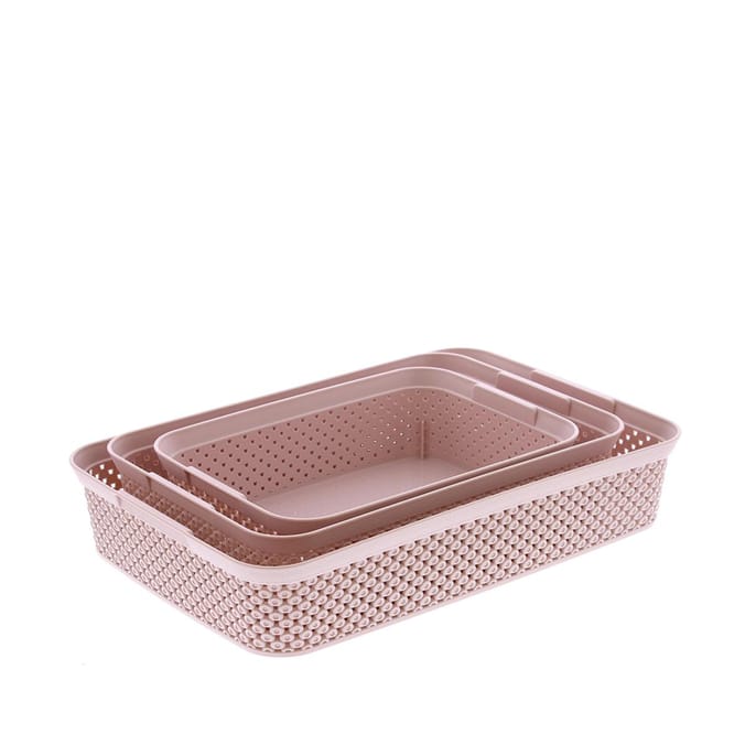 Diamond Basket 3pc Storage