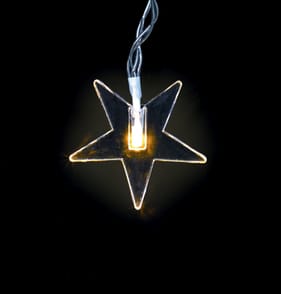 Prestige LED Warm White 10 Christmas String Lights - Star