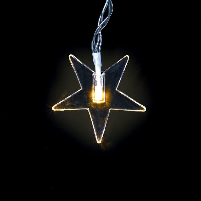Prestige LED Warm White 10 Christmas String Lights - Star