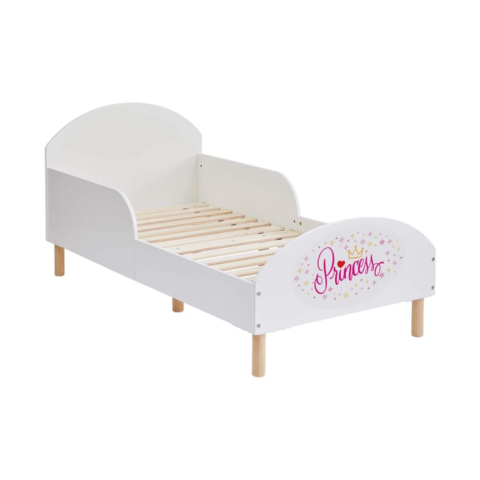Liberty House Toys Kids White Toddler Bed - Princess