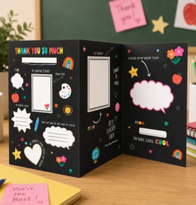 Thank You Teacher Creative Card