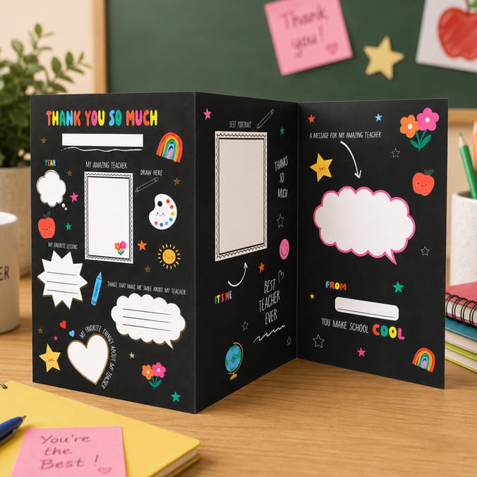 Thank You Teacher Creative Card