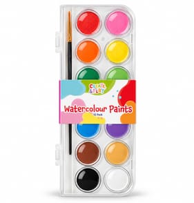 12PK Watercolour Paint Palette