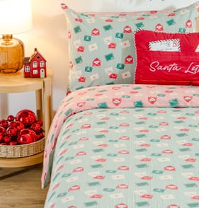 Festive Feeling Letters To Santa Duvet Set