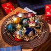 The Lifestyle Edit Timeless Christmas Baubles 15 Pack
