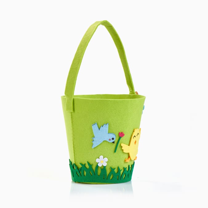 Happy Easter Felt Bucket