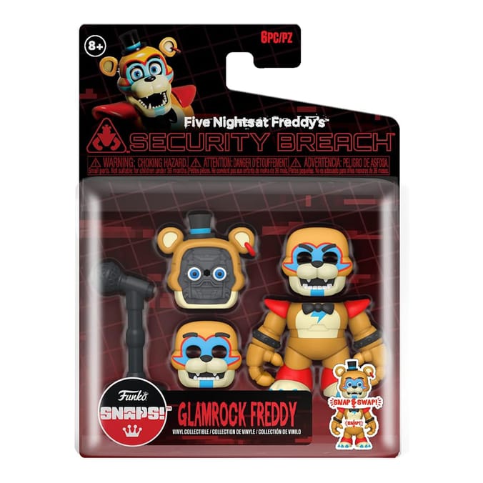 Funko Snaps Five Nights At Freddy's Vinyl Figure - Glamrock Freddy Fazbear