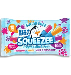 Eezy Freezzy Squeezee Freezable Pops 10 Pack x 50ml x20