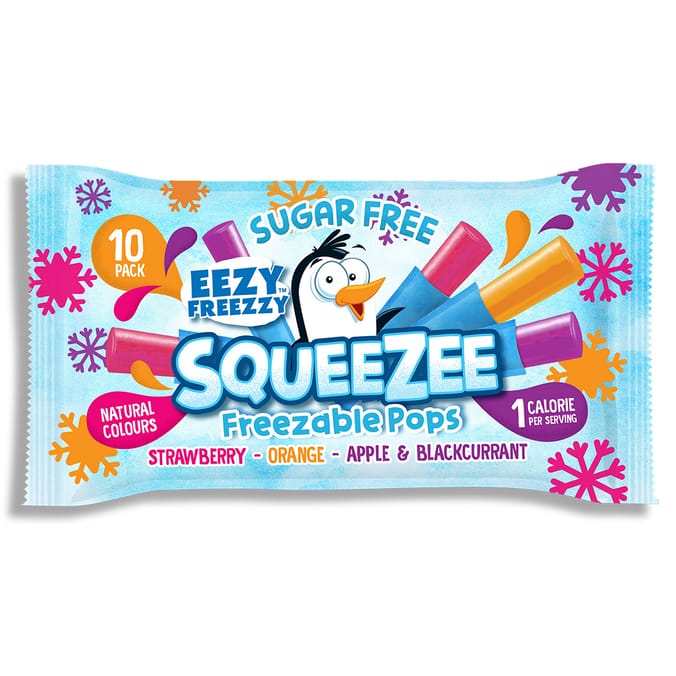 Eezy Freezzy Squeezee Freezable Pops 10 Pack x 50ml x20