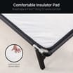 Jay-Be CE120 Compact Folding Bed with e-Fibre Mattress - Small Double