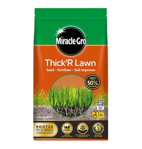 Miracle-Gro Thick'R Lawn Seed, Fertiliser & Soil Improver 4kg - 150m2