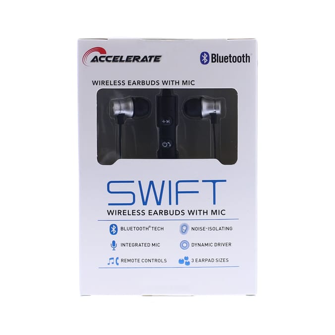 Accelerate Swift Wireless Earbuds With Mic