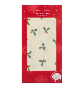 Festive Feeling Table Cover - Cream