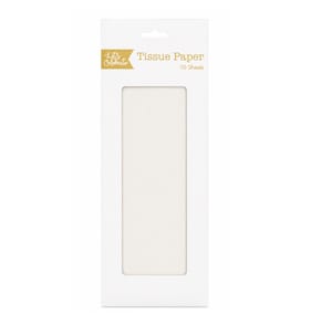 Let's Party Tissue Paper 10 Sheets - White