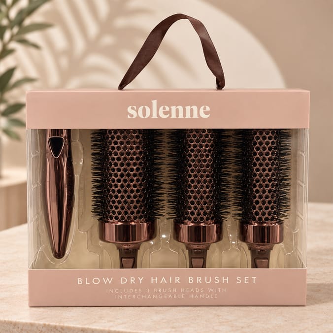 Solenne Blow Dry Hair Brush Set