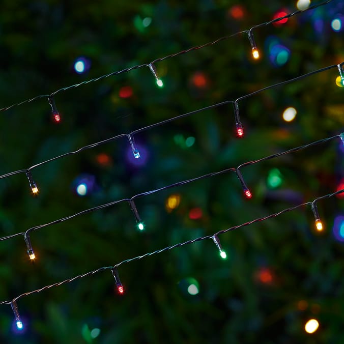 Firefly 50 LED Garden Solar Power String Lights Home Bargains