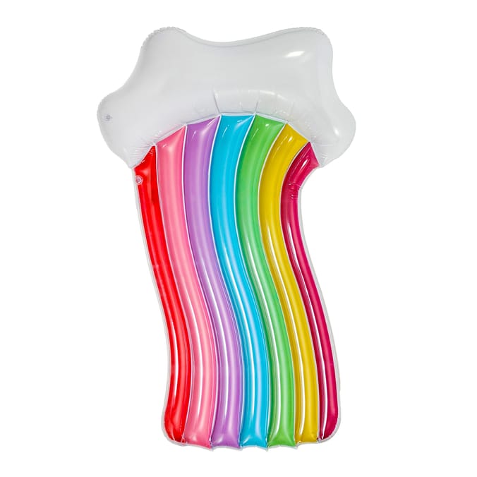 Hello Summer Inflatable Rainbow Lilo