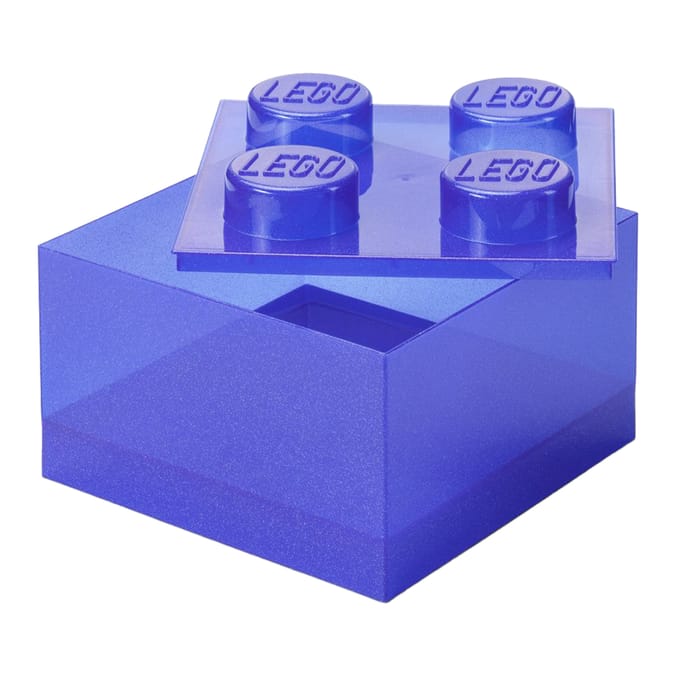 LEGO Clear Brick Shaped Storage Box