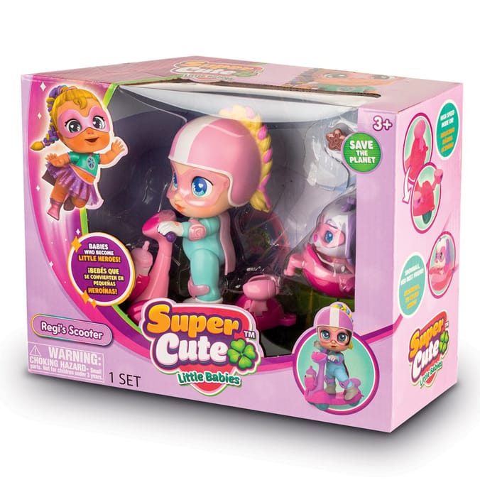 Super Cute Little Babies Mini Regi Doll with Scooter