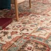 Asiatic Raja Medallion Runner RA08 - Red/Multi