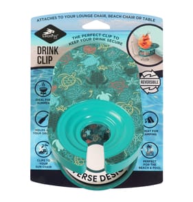 Logo Pegs Drink Clip Holder - Turtles