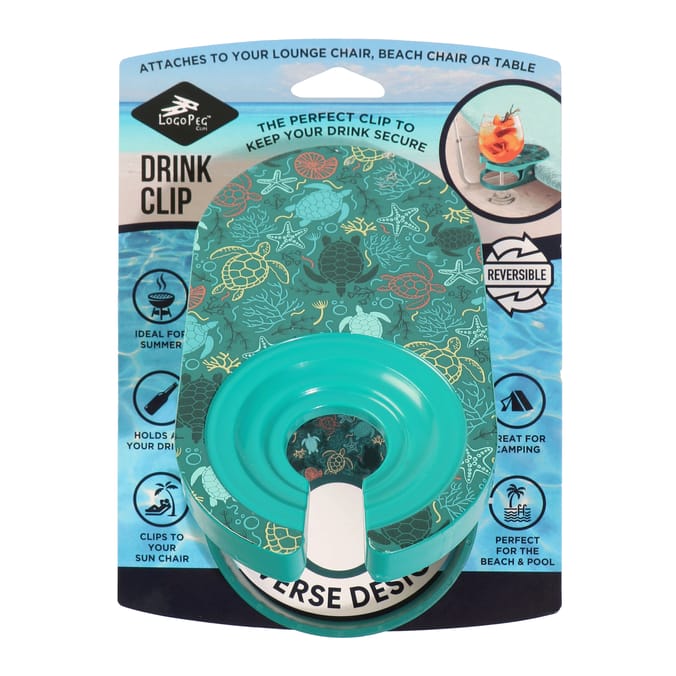 Logo Peg Drink Clip Holder