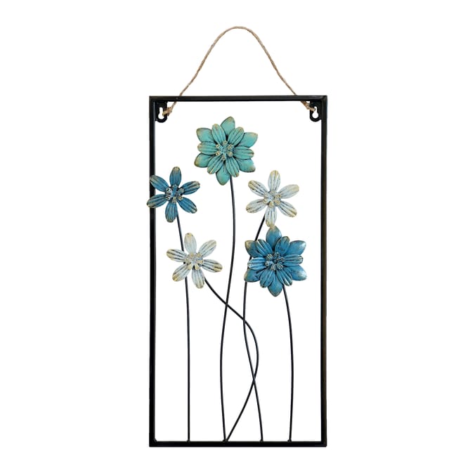 Jardin Metal Flower Wall Art