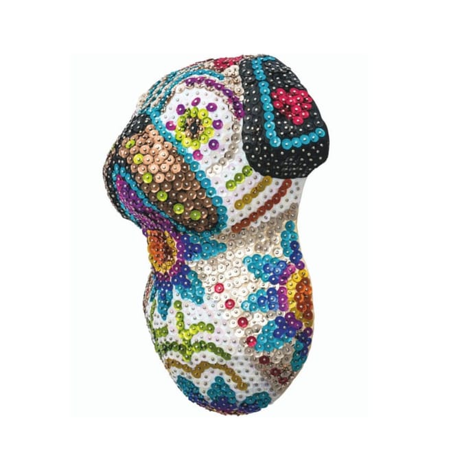 Sequin Art Sugar Pug 3D Plaque