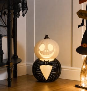 The Nightmare Before The Christmas 2 Tier Light Up Jack Pumpkin Decoration