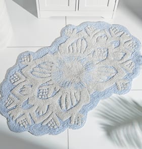 The Lifestyle Edit Tranquillity Tufted Bath Mat Runner