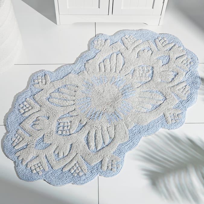 The Lifestyle Edit Tranquillity Tufted Bath Mat Runner