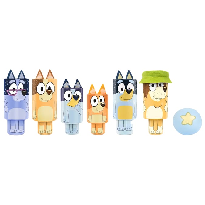 Bluey Wooden Character Skittles