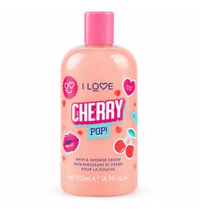 I Love Bath & Shower Cream 500ml - Cherry Pop 